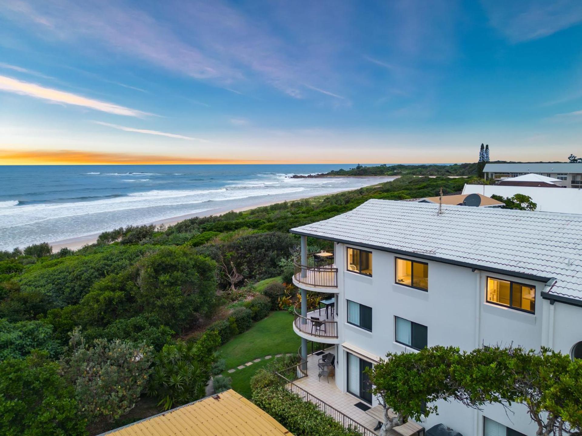 Shoreline 9 Penthouse With Ocean Views Hastings Point Exterior foto